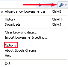 Hide IP Google Chrome Options