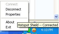Hotspot Shield disconnect