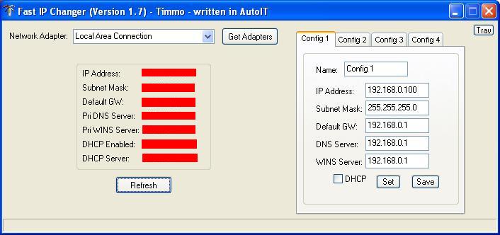 Switch Between Different IP Address Configurations