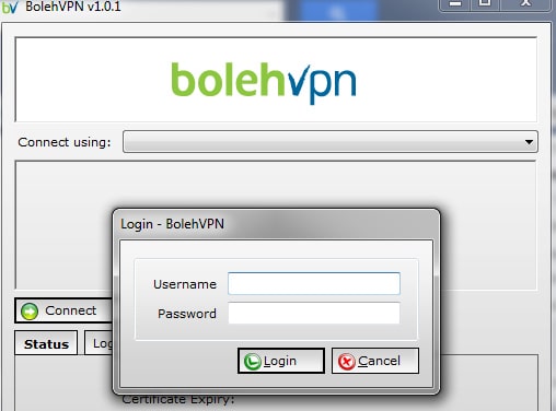 Boleh VPN login