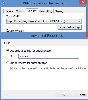 L2TP VPN Windows 8 - Step 13