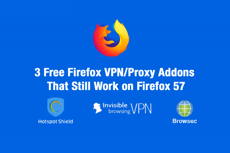 Free Firefox VPN Addons